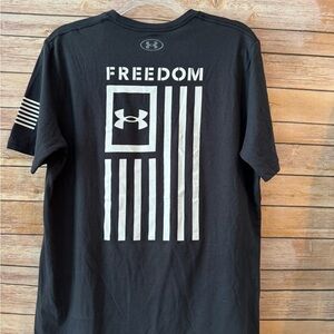 Under Armour Black Short Sleeve Tee with Graphic Print
